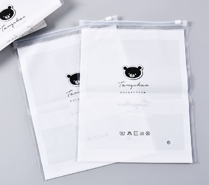 In túi zip khóa kéo đựng quần áo